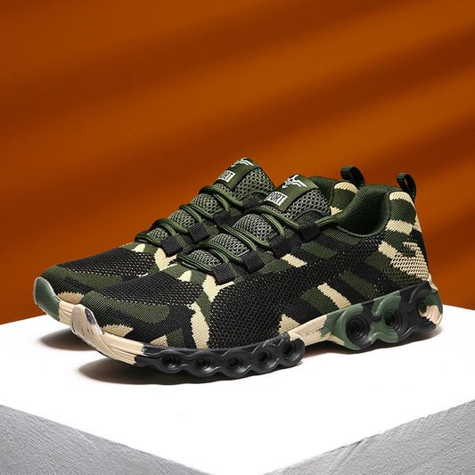 Camouflage ultralight running shoes
