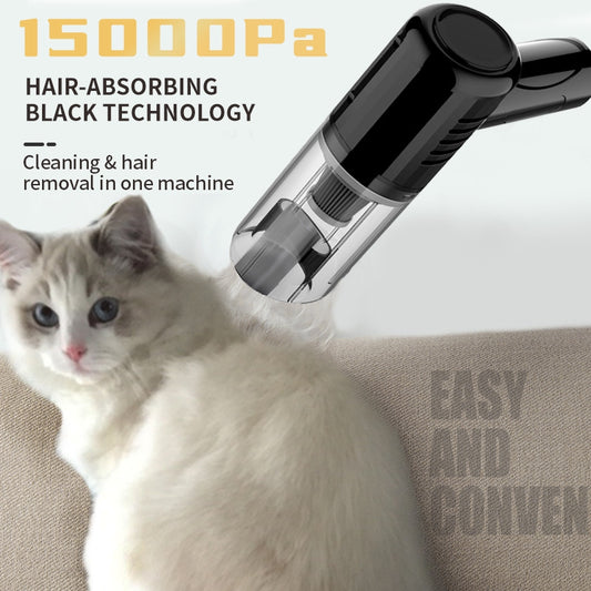 Dogs And Cats Pet Hair Suction Dry And Wet Dual-use Car Handheld Small Vacuum Cleaner Pet Hair Removal Supplies
