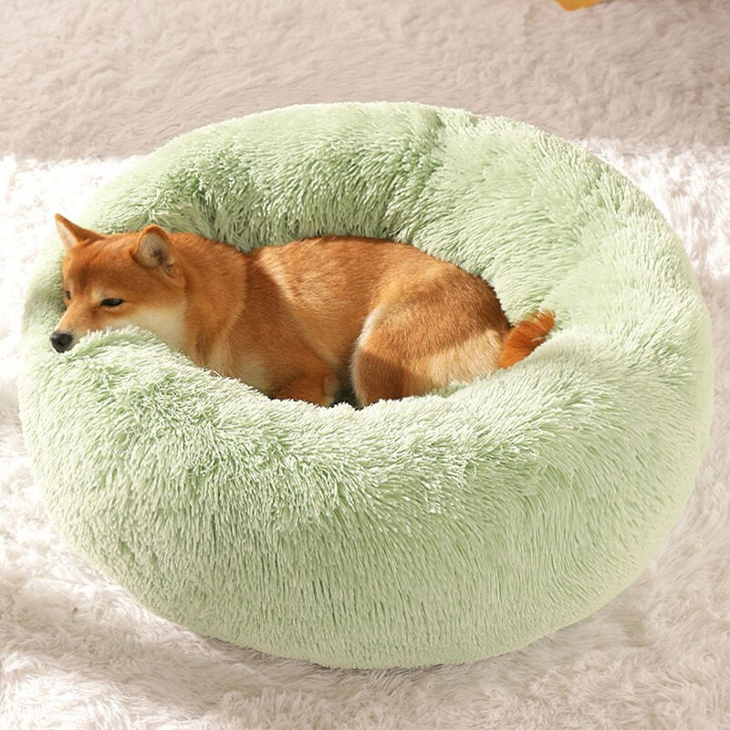 Super Soft Long Plush Cat Bed Pet Dog Bed