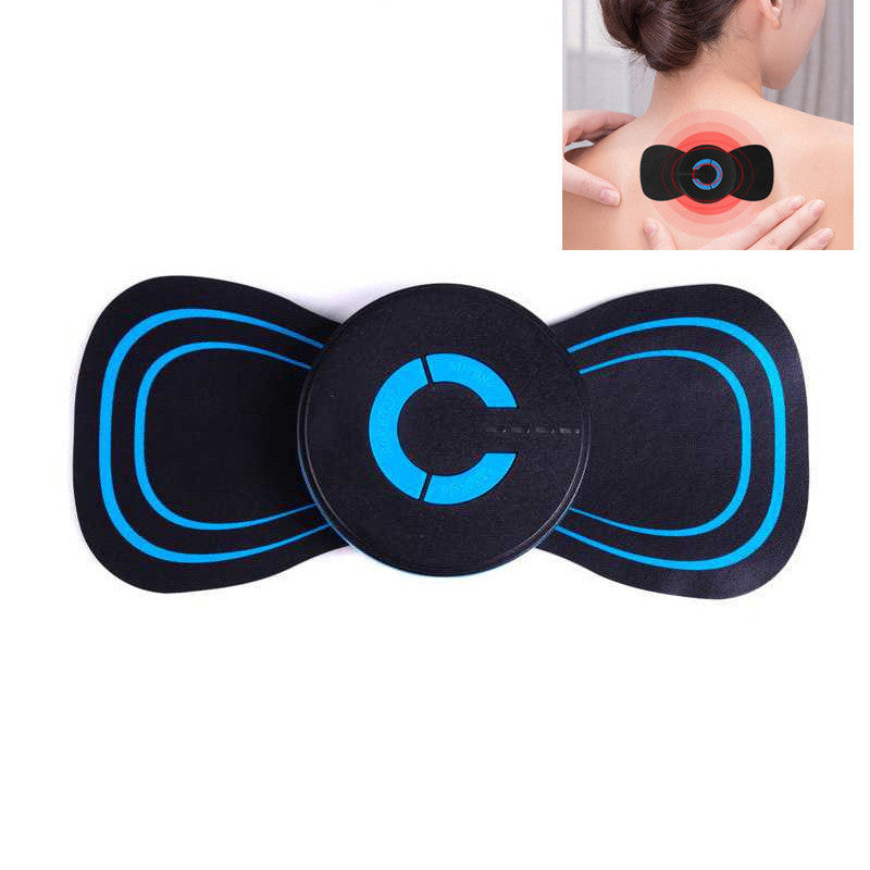 Electric Cervical Vertebra Spine Massager Massage Sticker EMS Pulse Neck Shoulder Whole Body Portable Massage Device